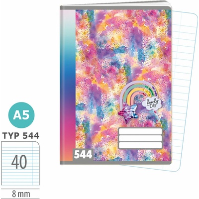 ARGUS Zošit A5 TYP 544 Rainbow Ella