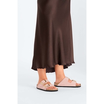 Birkenstock Чехли от набук Birkenstock Arizona Big Buckle (1026559)