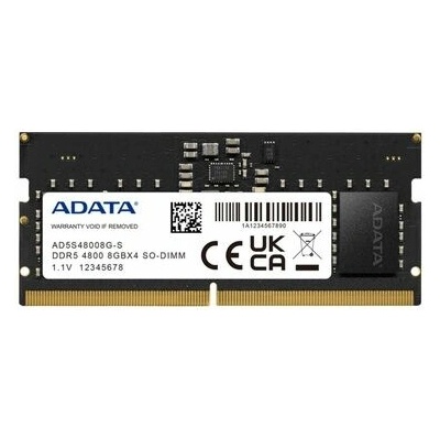 Adata DDR5 8GB 4800MHz CL40 (1x8GB) AD5S48008G-S