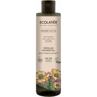 EcoLatier micelární sprchový gel hladkost a krása kaktus 350 ml