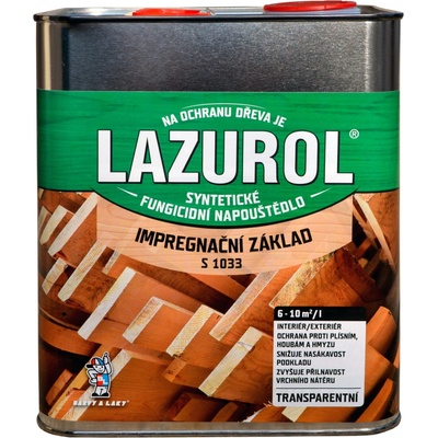 LAZUROL impregnačný základ S1033 číry, 2,5 l