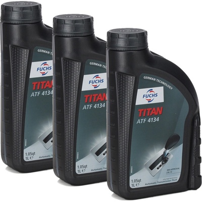 FUCHS 3бр x 1л Масло за автоматична скоростна кутия fuchs titan atf 4134 (atf 4134 3l)