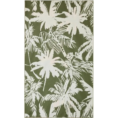 SUNDEK Хавлиена кърпа Sundek Recycled lightweight microfibre tropic savana printed sheeting towel - Green (Curuba)