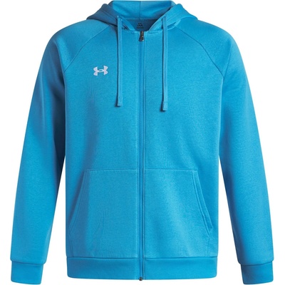 Under Armour Мъжки суичър Under Armour UA Rival Fleece Full-Zip Hoodie Mens - Blue