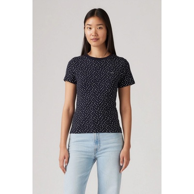 LEVI'S® Dámske tričko Essential Housemark Tee 000KK-0006 tmavomodrá