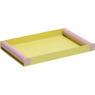 Design Letters Поднос за сервиране Ray, среден, лилаво-жълт (10101703YELLOLAVEN)