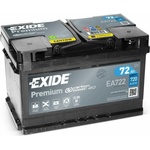 Exide Premium 72Ah 720A right+ (EA722)