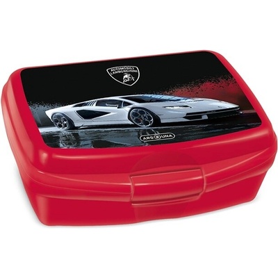 ARS UNA Lamborghini desiatový box 16,5 x 13,5 x 6 cm červený