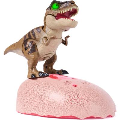 Spin Master Primal Hatch Dino Interaktívny T-Rex liahnuci sa z vajca sivý