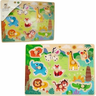 Babu vkladacie puzzle safari