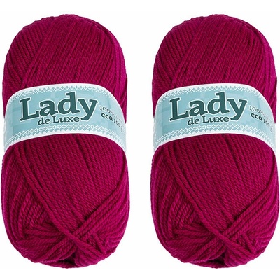 BELLATEX Lady NGM de luxe 100 g súprava 2 ks - 1103 fuksiová