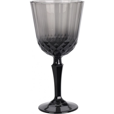 Excellent EH Houseware Sklenice na víno z šedého skla antracitová 310 ml