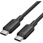 Vention USB 2.0 Type-C мъжки към Type-C мъжки 3A кабел 1 м черен TRCBF (TRCBF)