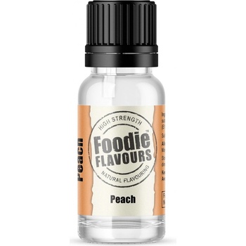 Foodie Flavours Přírodní koncentrované aroma 15 ml broskev