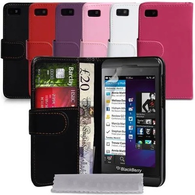 BlackBerry Z10 Wallet Калъф + Скрийн Протектор