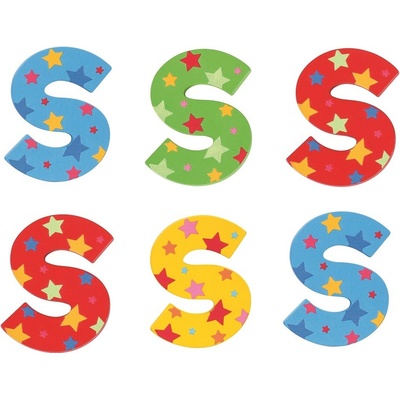 Bigjigs Toys hviezdičkové písmenko S