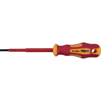 Extol отвертка с изолация 1000V, плоска 2, 5x80 mm, CrV. , VDE, GS