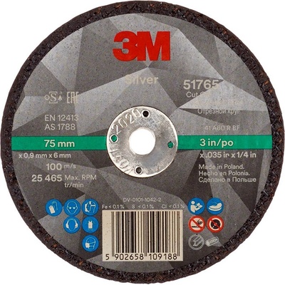 3M Silver Brúsny kotúč 75 x 0,9 x 6 mm 51765