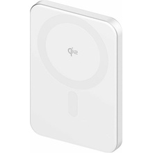 AlzaPower Qi2 Ultra Slim 5000 mAh biela