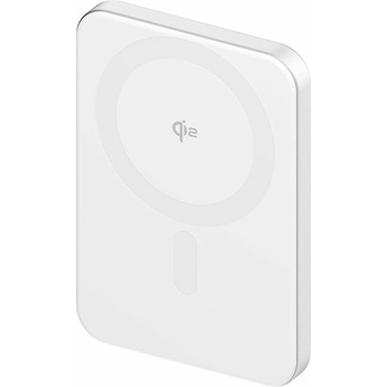 AlzaPower Qi2 Ultra Slim 5000 mAh biela