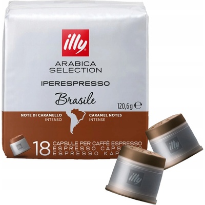 Illy Kapsule HES Brasile Odrodová 100% Arabika 18 kapsúl