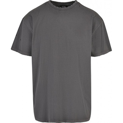 Urban Classics Oversized Distressed Tee charcoal tričko