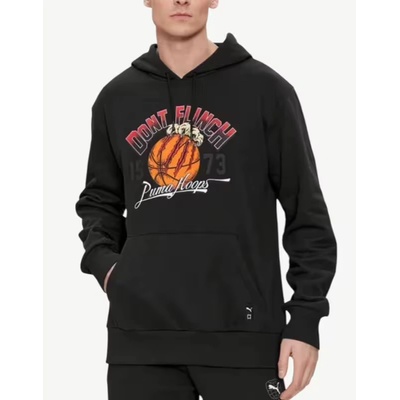 PUMA Graphic Booster Hoodie Black