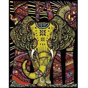 Colorvelvet - Włochy Welwetowa47x35 Indian Elephant coloring page