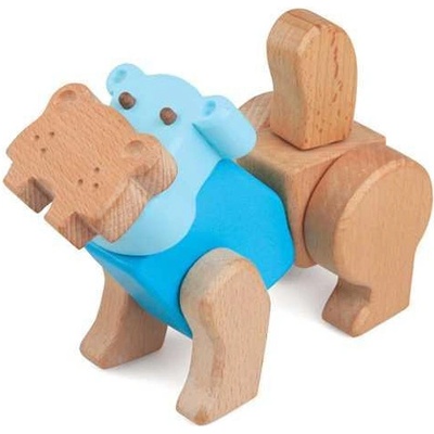 My Zoo kreativní stavební sada hravá stavebnice Hroch 270180