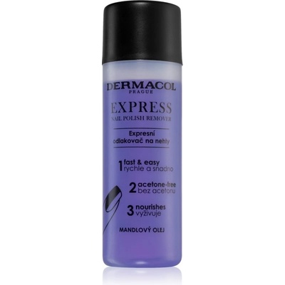Dermacol Nail Care Express odlakovač na nehty bez acetonu 120 ml