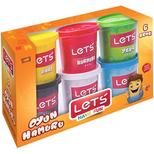 LET'S Пластилин 6 цвята Let's L-8350