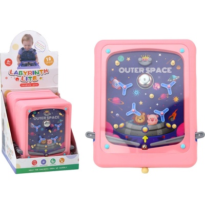 mamido Kozmická šikovnosť hra Flipper ružová doska