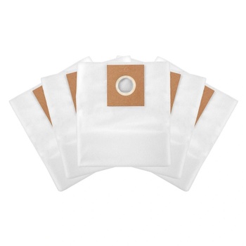 GRAPHITE Комплект от 5 торбички за прахосмукачка, Графит, Микрофибър, Бял (58ge124-145) (58ge124-145)