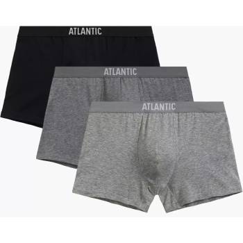 Atlantic 3-PACK Боксерки сиви и черни Atlantic | Siv | МЪЖЕ | S
