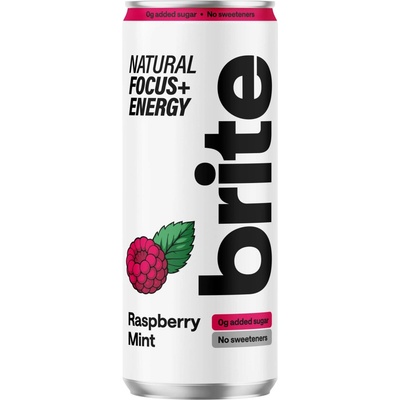 Brite Energetický nápoj Malina Máta 330 ml