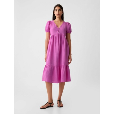 GAP Муселинови миди рокли GAP GAP | Rozov | ЖЕНИ | XXS