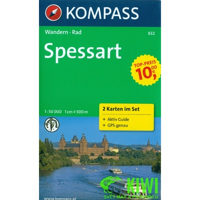 Spessart 832 ,2mapy 1:50T NKOM
