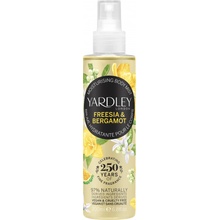 Yardley Tělová mlha Frézie & Bergamot 200 ml