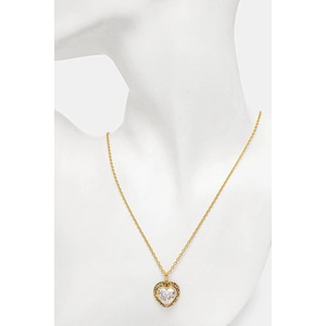 Ambush Сребърно колие Heart Class Ring Charm Necklace (12114803)