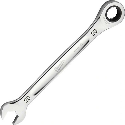 Milwaukee Ráčnový očkoplochý klíč 20 mm 4932471513