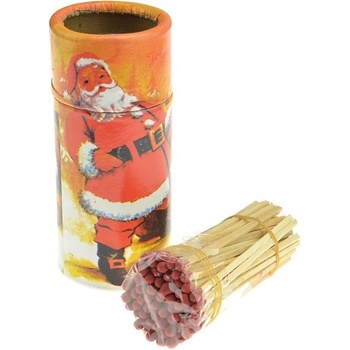 Vánoční zápalky 10 cm
