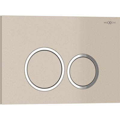 Mexen Tex 01 бутон за промиване, бежов - 6101-07 (6101-07)