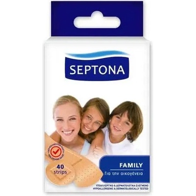 Septona Family Strips náplasti na drobná poranění 40 ks