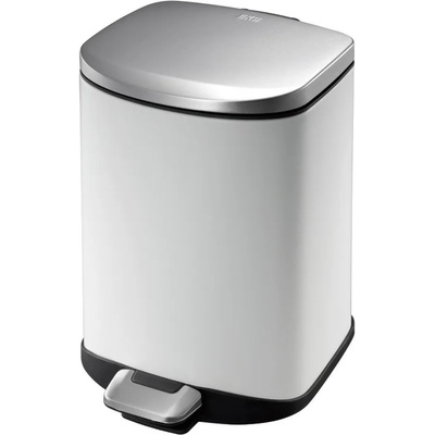 EKO 6 л. бял кош за отпадъци с педал ЕКО от серия della (eko936606white)