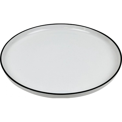 SVING Mělký talíř FUTURE Black rim 27 cm