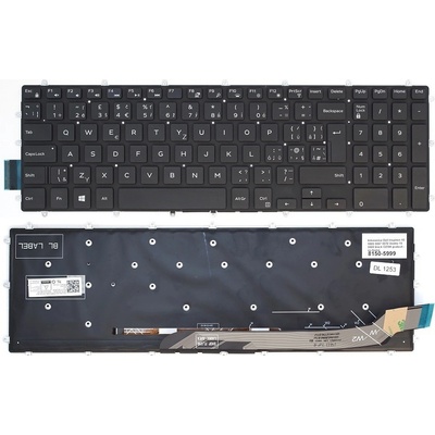 česká klávesnice Dell Inspiron 15 5565 5567 5570 5575 7566 7567 Latitude 3590 Vostro 15 5568 černá CZ/SK podsvit – Hledejceny.cz