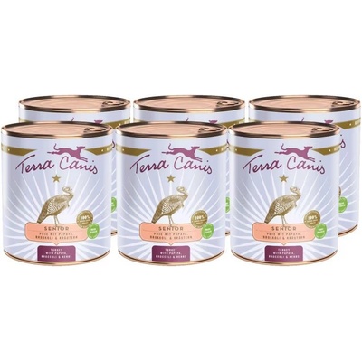 Terra Canis Senior Пуйка с папая, броколи и билки 6 x 800 г