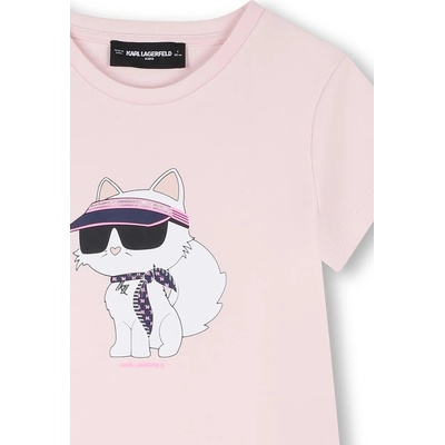 Karl Lagerfeld Детска памучна рокля Karl Lagerfeld (Z31155.86.108)