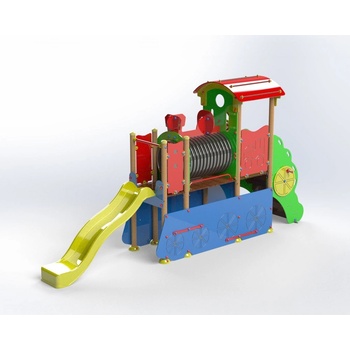 Playfactory КОМБИНИРАНО ДЕТСКО СЪОРЪЖЕНИЕ locomotive ps0045-1