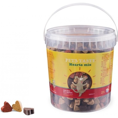 Pets Taste Bucket Hearts Mix 450 g